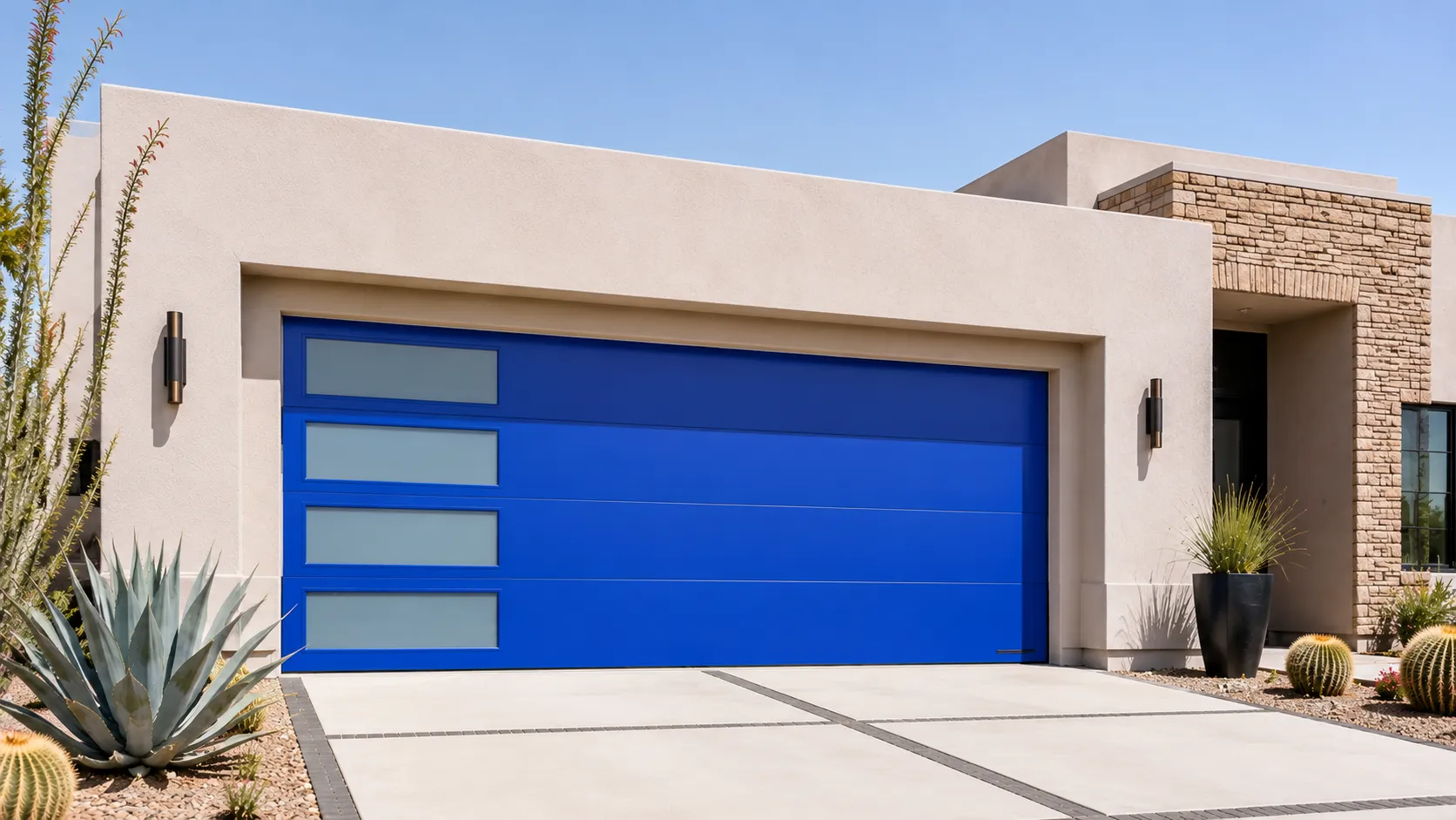 Garage door work on a home in Rochester